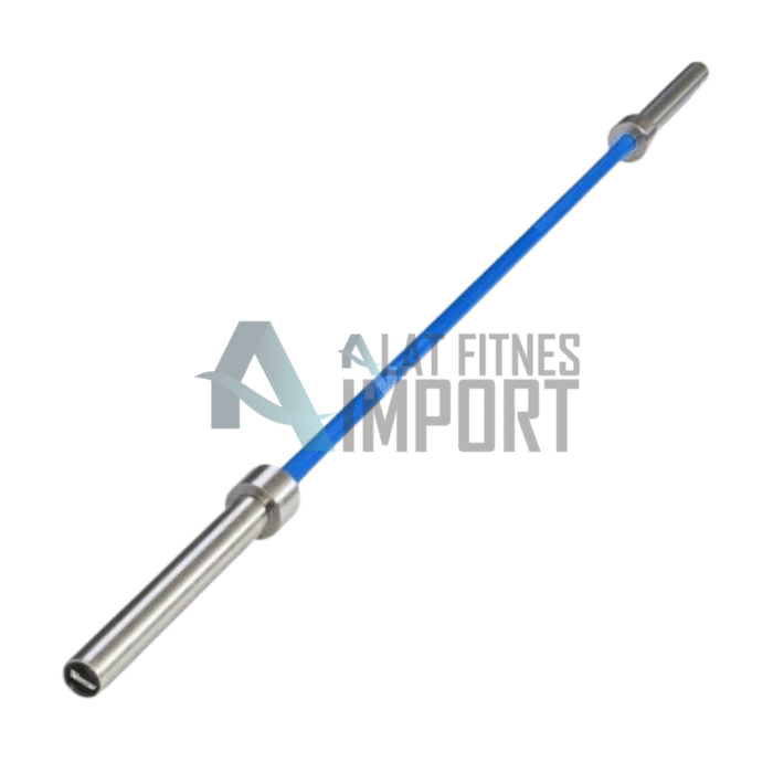 Flexpro Premium Olympic Cerakote Long Bar 20Kg - 1000lbs Blue - Image 1