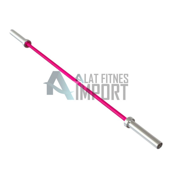 Flexpro Premium Olympic Cerakote Long Bar 20Kg - 1000lbs Pink - Image 1