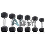 Ironbull Hexagonal Dumbbell Rubber 2.5kg - 25kg + Rack Dumbell Hexa Fitness - Image 2
