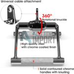 Ironbull Seated Row Handle | Single Bar Grip - Image 2