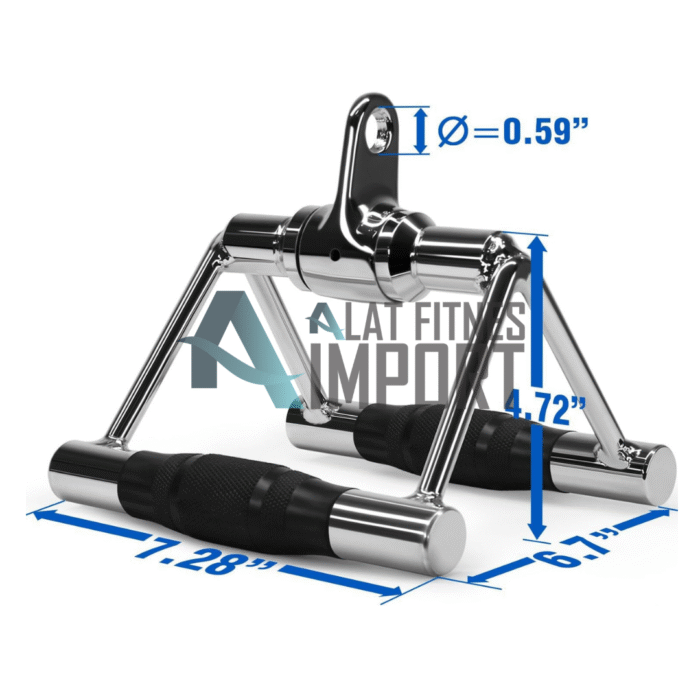 Ironbull Seated Row Handle Single Bar Grip Cable Attachment - Image 4