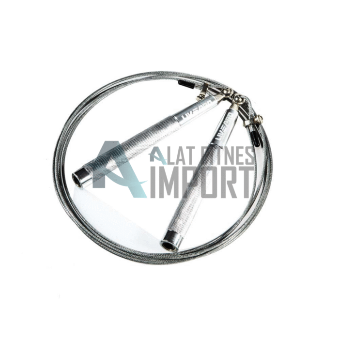 Livepro Speed Jump Rope Skipping Rope Silver & Black LP8283H - Image 2
