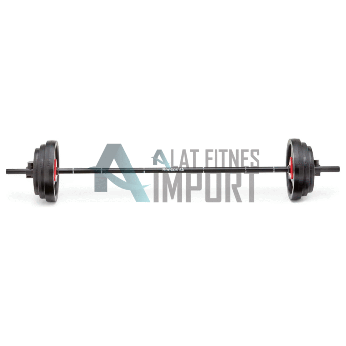 Reebok Weight Pump Set 20Kg Barbell Dumbbell Straight Bar Fitness - Image 4