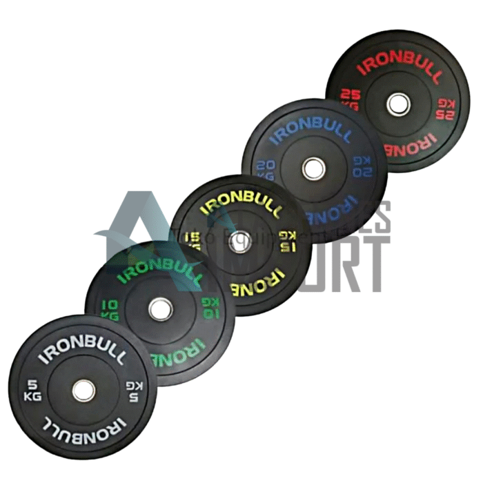 Ironbull Bumper Plate Set 5-25kg 5cm - Image 1