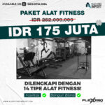 Paket Alat Fitness 175 Juta