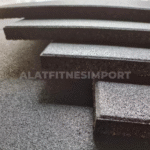 Rubber Floor | Flooring 50X50 Cm Tebal 20mm Hitam Polos - Image 3
