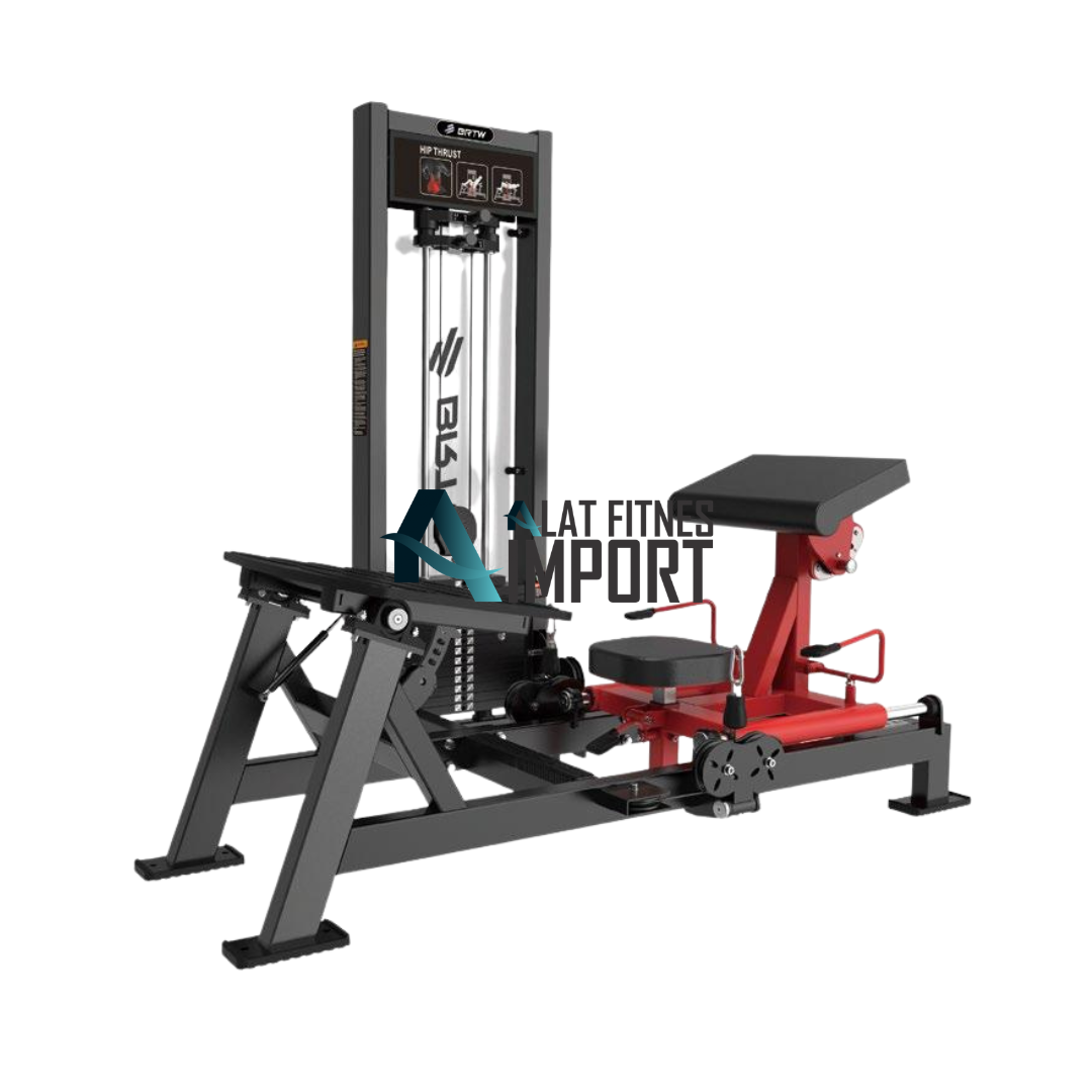 HS38 WEB BRTW Hip Glute HS38 | Alat Fitness Glute dan Pinggul untuk Gym Komersial - Image 1