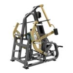 Alat fitness BRTW Chest Press PL01 dengan sistem plate loaded untuk latihan dada
