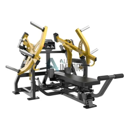 BRTW Laydown Chest Press PL02 dengan bangku latihan berbaring