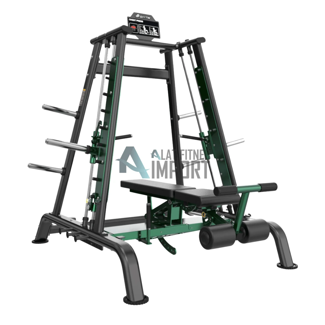 BL20_1 Mesin chest press dan shoulder press BRTW Multi-Function Press BL20