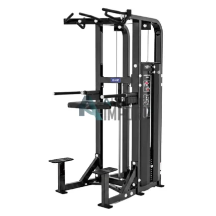 Alat fitness DHZ Assist Dip Chin SM5009 untuk latihan dip dan chin-up berbantuan