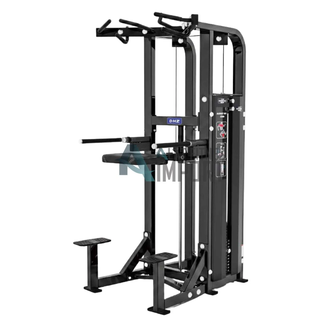 SM5009 Alat fitness DHZ Assist Dip Chin SM5009 untuk latihan dip dan chin-up berbantuan